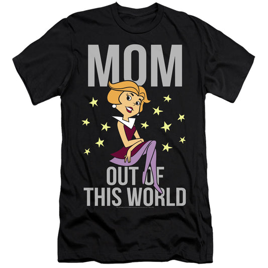 JETSONS : OUT OF THIS WORLD MOM  PREMIUM CANVAS ADULT SLIM FIT 30\1 Black 2X