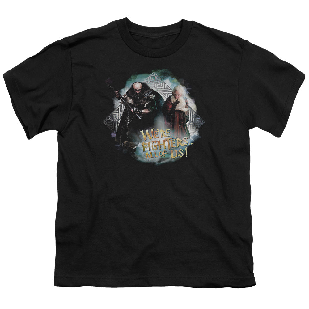 HOBBIT : WE'RE FIGHERS S\S YOUTH 18\1 BLACK XL