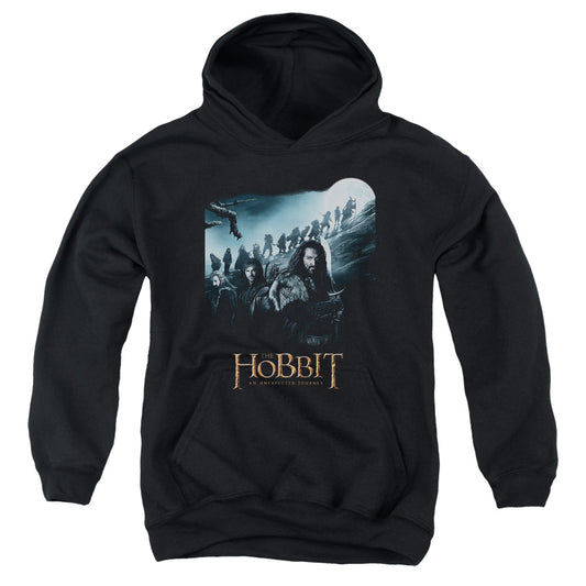 HOBBIT : A JOURNEY YOUTH PULL OVER HOODIE BLACK SM