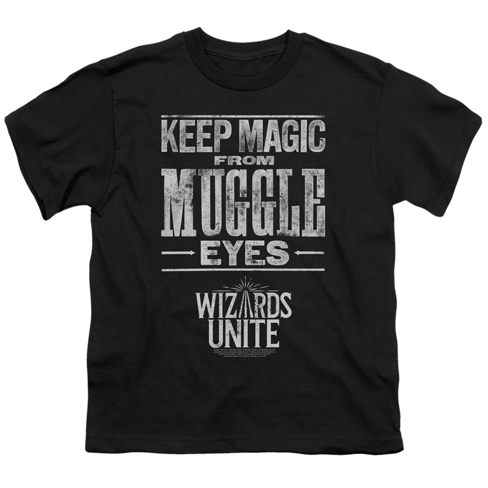 HARRY POTTER WIZARDS UNITE : HIDDEN MAGIC S\S YOUTH 18\1 Black MD