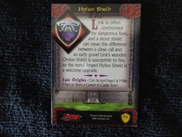 Hylian Shield Card Number 98