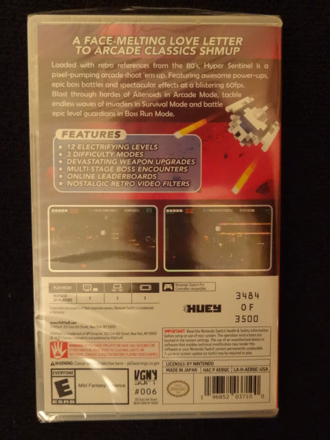 Hyper Sentinel : Elite Edition 3484 of 3500