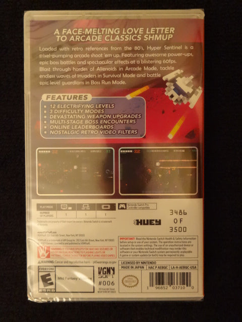 Hyper Sentinel : Elite Edition 3486 of 3500