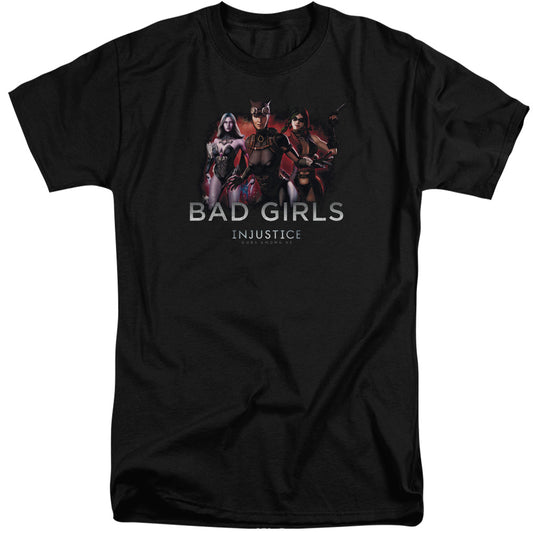 INJUSTICE GODS AMONG US : BAD GIRLS S\S ADULT TALL BLACK 3X