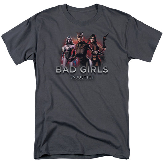 INJUSTICE GODS AMONG US : BAD GIRLS S\S ADULT 18\1 Charcoal XL