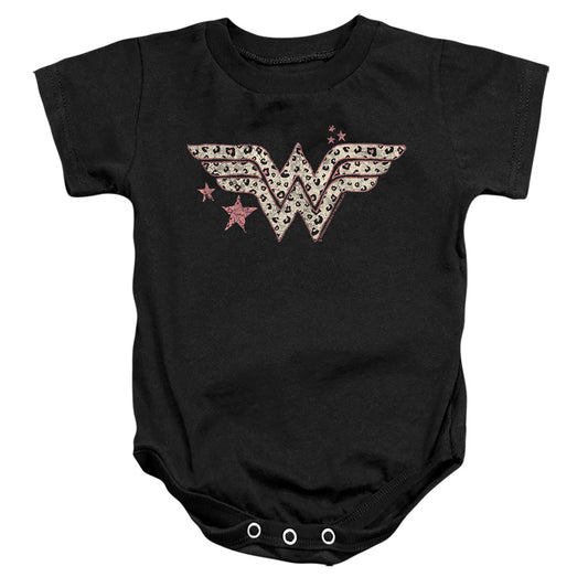 DC WONDER WOMAN : LEOPARD WONDER WOMAN INFANT SNAPSUIT Black XL (24 Mo)