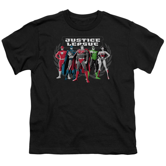 JUSTICE LEAGUE OF AMERICA : THE BIG FIVE S\S YOUTH 18\1 BLACK XL