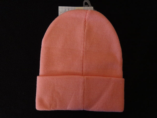 Kirby Face Embroidered Knit Cuff Cold Weather Hat