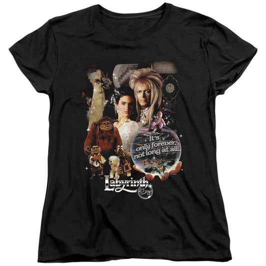 LABYRINTH : 25 YEARS OF MAGIC S\S WOMENS TEE BLACK MD