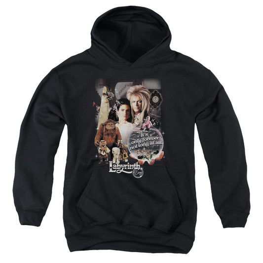 LABYRINTH : 25 YEARS OF MAGIC YOUTH PULL OVER HOODIE BLACK LG