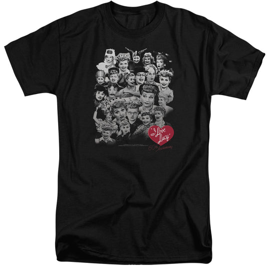I LOVE LUCY : 60 YEARS OF FUN S\S ADULT TALL BLACK XL