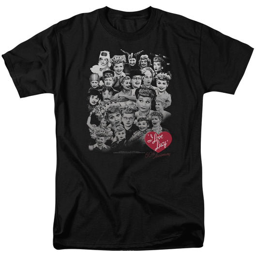 I LOVE LUCY : 60 YEARS OF FUN S\S ADULT 18\1 BLACK XL