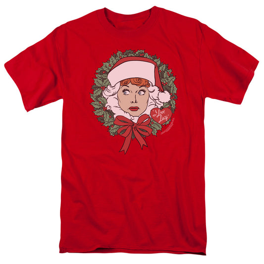 I LOVE LUCY : WREATH S\S ADULT 18\1 RED 3X