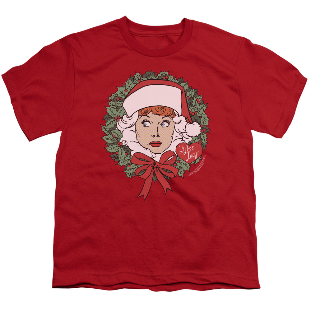 I LOVE LUCY : WREATH S\S YOUTH 18\1 Red LG