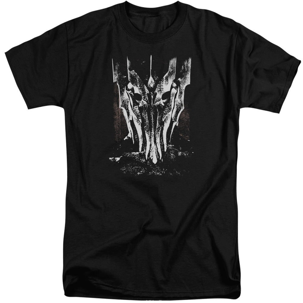 LORD OF THE RINGS : BIG SAURON HEAD S\S ADULT TALL BLACK XL