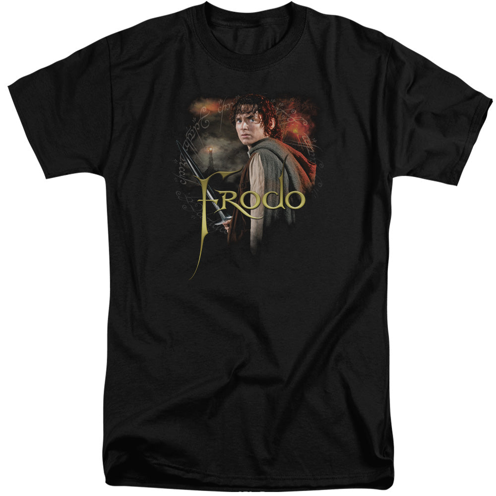 LORD OF THE RINGS : FRODO S\S ADULT TALL BLACK 2X