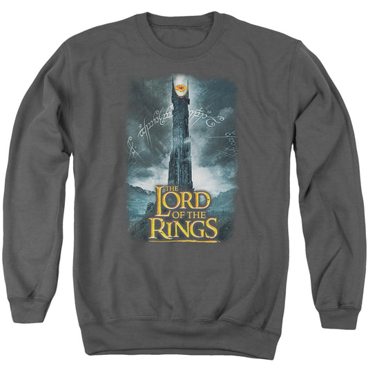 LORD OF THE RINGS : ALWAYS WATCHING ADULT CREW NECK SWEATSHIRT CHARCOAL 2X