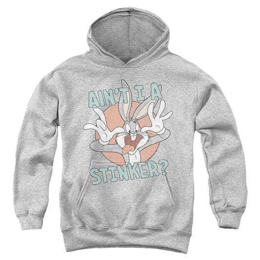 LOONEY TUNES : AIN'T I A STINKER YOUTH PULL OVER HOODIE Athletic Heather LG