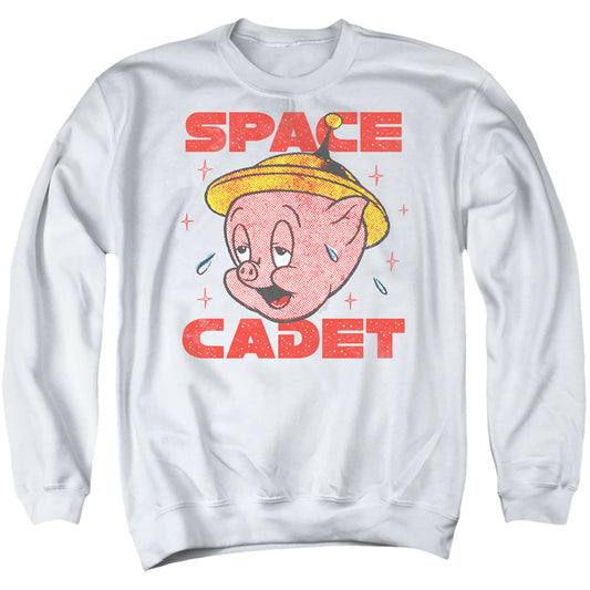 LOONEY TUNES : SPACE GHOST ADULT CREW SWEAT White 2X