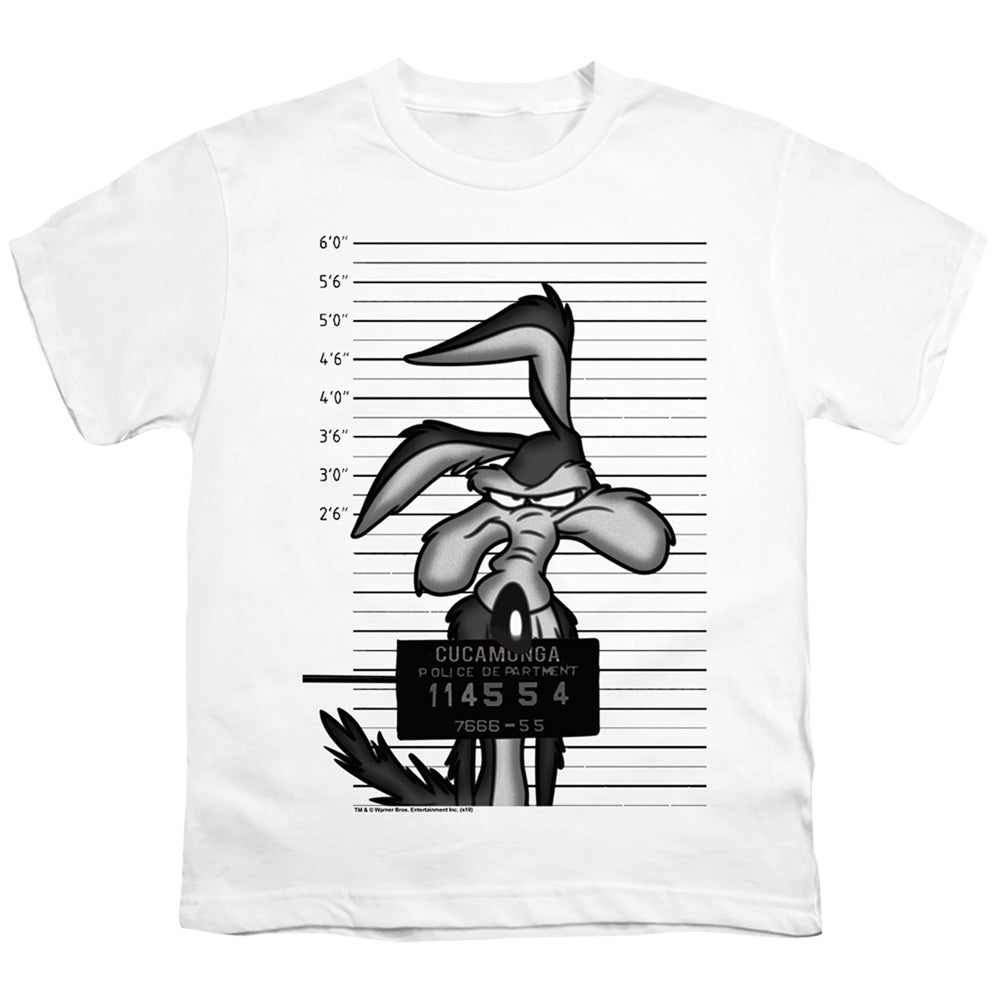 LOONEY TUNES : WILE E. COYOTE BUSTED S\S YOUTH 18\1 White XL