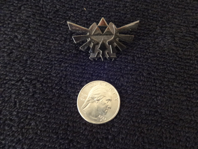 Legend Of Zelda Crest Muted Gray Pin