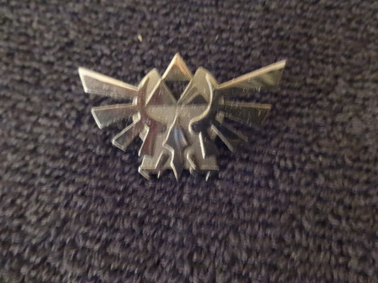 Legend Of Zelda Crest Muted Gray Pin