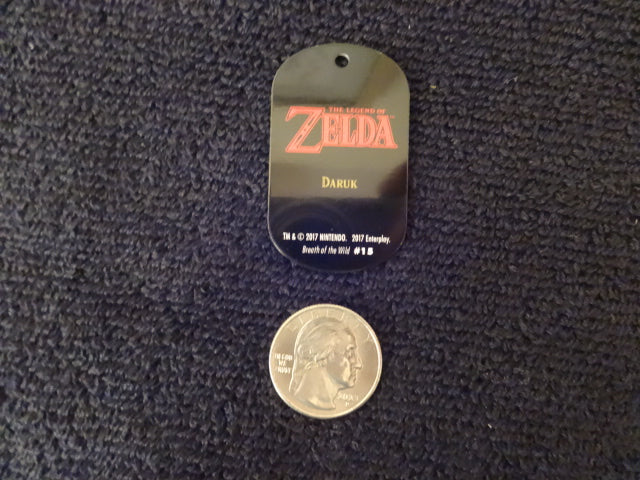 Legend Of Zelda Daruk Dog Tag Neckless Keychain