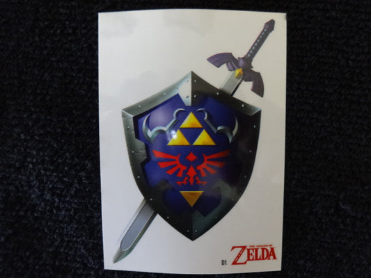 Legend Of Zelda Decals D1 Sword Shield