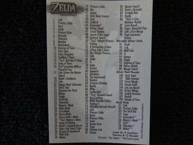 Legend Of Zelda Decals D10 4 Character