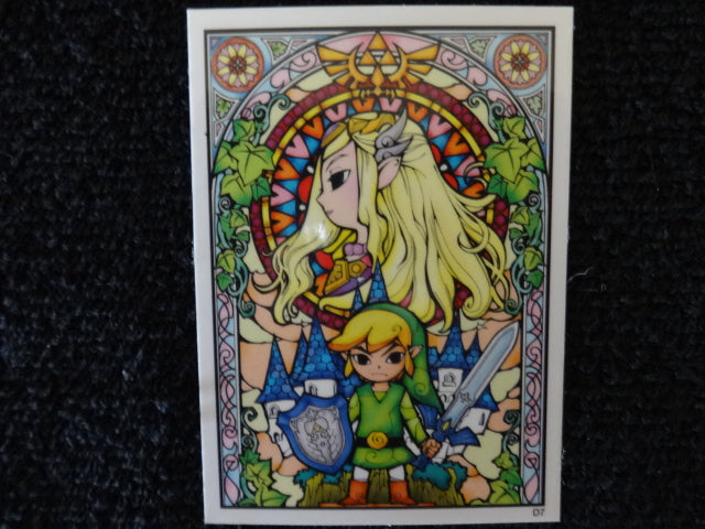 Legend Of Zelda Decals D7 Link Zelda Stained Glass