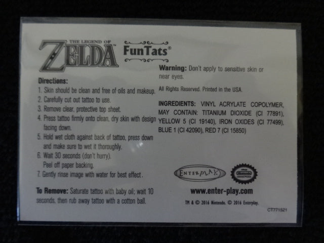 Legend Of Zelda Fun Tats 5 of 9 Zelda