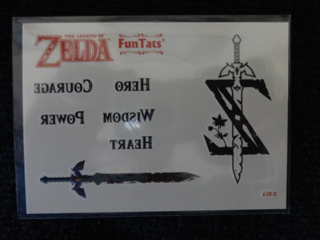 Legend Of Zelda Fun Tats 6 of 12 Z Sword