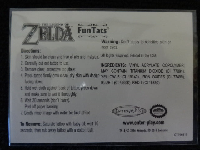 Legend Of Zelda Fun Tats 9 of 9 Sword Heart Containers