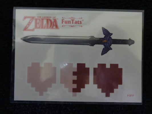 Legend Of Zelda Fun Tats 9 of 9 Sword Heart Containers