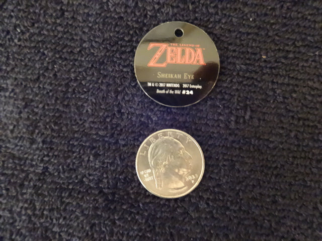 Legend Of Zelda Sheikah Eye Dog Tag Leckless Keychain