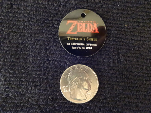 Legend Of Zelda Traveler's Shield Dog Tag Leckless Keychain