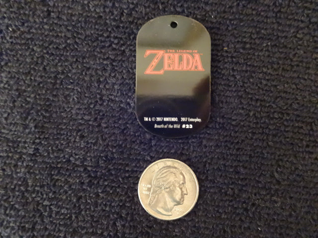 Legend Of Zelda Z Sword Logo Dog Tag Neckless Keychain