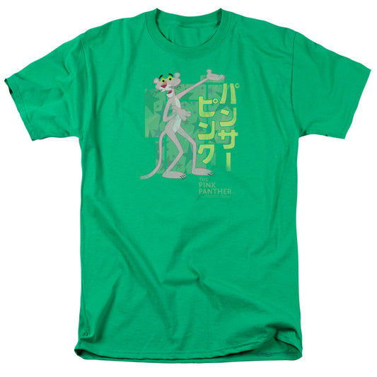 PINK PANTHER : ASIAN LETTERS S\S ADULT 18\1 KELLY GREEN XL