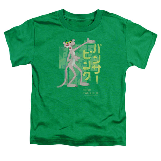 PINK PANTHER : ASIAN LETTERS S\S TODDLER TEE KELLY GREEN LG (4T)