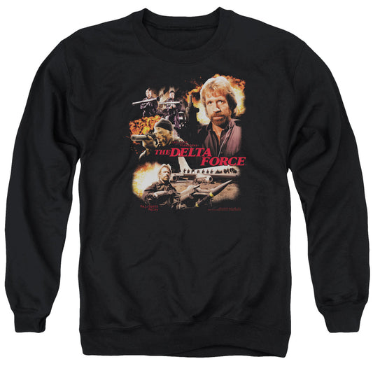 DELTA FORCE : ACTION PACK ADULT CREW SWEAT Black MD