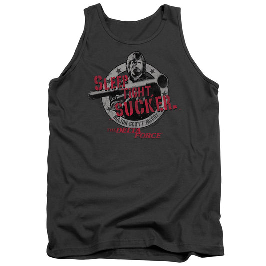 DELTA FORCE : SLEEP TIGHT ADULT TANK CHARCOAL MD