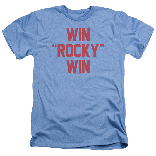 ROCKY : WIN ROCKY WIN ADULT REGULAR FIT HEATHER SHORT SLEEVE LIGHT BLUE 3X