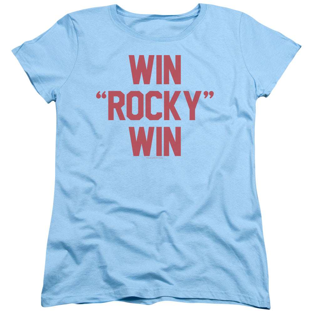 ROCKY : WIN ROCKY WIN S\S WOMENS TEE LIGHT BLUE LG