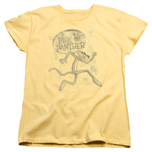 PINK PANTHER : CATCH ME S\S WOMENS TEE BANANA LG