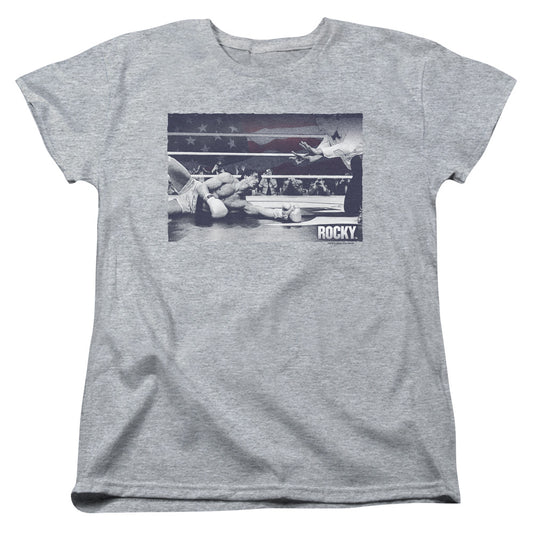 ROCKY : AMERICAN WILL S\S WOMENS TEE ATHLETIC HEATHER XL