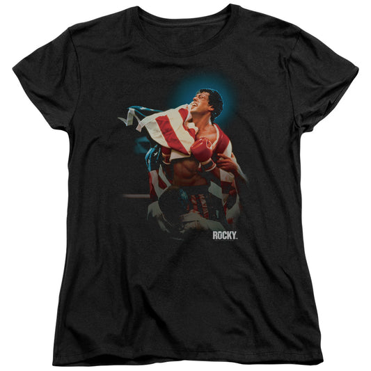 ROCKY : VICTORY S\S WOMENS TEE BLACK MD