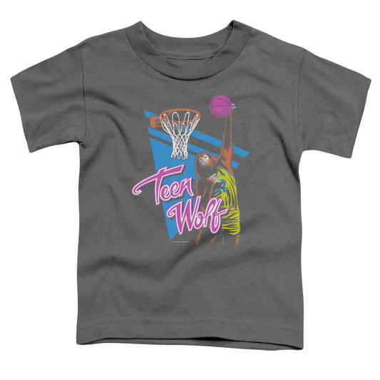 TEEN WOLF : SLAM DUNK S\S TODDLER TEE Charcoal LG (4T)