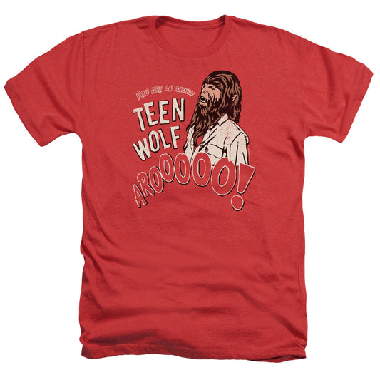 TEEN WOLF : ANIMAL ADULT HEATHER Red SM