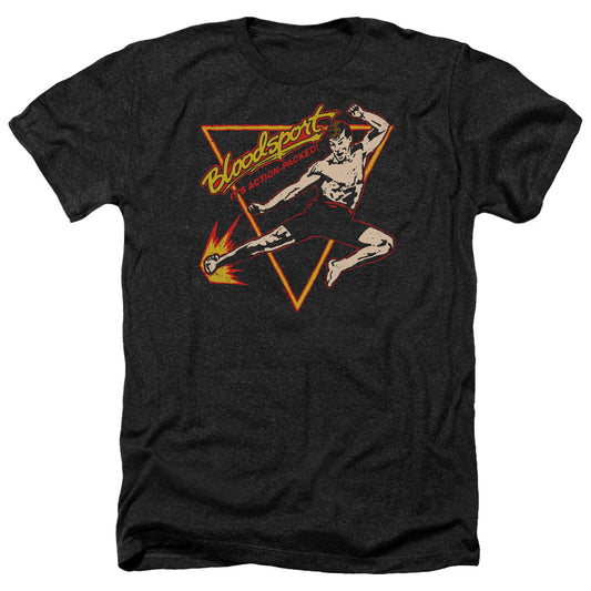 BLOODSPORT : ACTION PACKED ADULT HEATHER Black XL