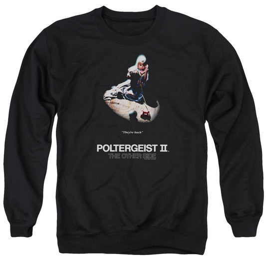 POLTERGEIST II : POSTER ADULT CREW SWEAT Black 2X